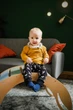 Дитяче ліжечко-качалка Smile Baby-boy colour. Luna Toys - зображення 4
