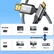 Кабель NIERBO 4K ULTRAHD mini-HDMI і HDMI M/M з двонаправленою передачею, 2 м, сірий (84251932) - зображення 5