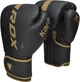 Боксерские перчатки RDX F6 Kara 10 унций + Капа Matte Golden (BGR-F6MGL-10OZ) - изображение 3