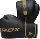 Боксерские перчатки RDX F6 Kara 10 унций + Капа Matte Golden (BGR-F6MGL-10OZ) - изображение 4