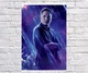 Постер BEGEMOT Мстители Супергерои MARVEL Халк Брюс Бенер Hulk 40x61 см (1120977) - изображение 2