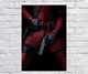 Постер BEGEMOT Супергерои MARVEL Дедпул Уэйд Уилсон Deadpool 40x61 см (1121116) - изображение 1