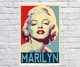 Постер-плакат BEGEMOT Поп-Арт Мерилін Монро Marilyn Monroe 40x61 см (1121268) - зображення 1
