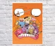 Постер плакат BEGEMOT Мультфильм Время приключений Adventure Time 40x61 см(1121473) - изображение 1