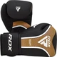 Боксерские перчатки RDX Aura Plus T-17 14 унций + Капа Black Golden (BGR-T17BGL-14OZ+) - изображение 3