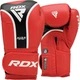 Боксерские перчатки RDX Aura Plus T-17 10 унций + Капа Red/Black (BGR-T17RB-10OZ+) - изображение 3
