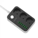 Сетевой фильтр-удлинитель 3 розетки LDNIO SE3631 6хUSB 3.4 А 2 м черный - изображение 7