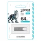 USB флеш накопитель Wibrand 64GB Irbis Silver USB 2.0 (WI2.0/IR64U3S) - изображение 2
