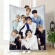 Плед Stray Kids Стрей Кидс группа бенд покрывало с 3D рисунком размер 80х100 - изображение 1