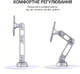 Магнітна підставка для смартфона OfficePro MS760S Aluminium Alloys Silver - зображення 5