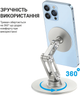 Магнітна підставка для смартфона OfficePro MS760S Aluminium Alloys Silver - зображення 9