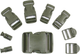 Набір фастексів Mil-Tec Пряжки 9шт. Олива OD BUCKLE SET (13458001) - изображение 1