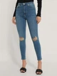 Джинсы Skinny женские NA-KD 1660-000121-0116 34 Синие (7325942872809) - изображение 1