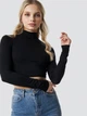 Топ женский NA-KD 1018-001921-0002 XL Черный (7325941308323) - изображение 1