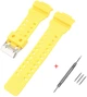 Ремешок для Casio G-Shock GA-100/110 Yellow SI - изображение 1