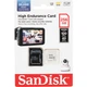 Карта памяти microSD 256Gb SanDisk High Endurance class 10 UHS-I U3 V30 + SD adapter (SDSQQNR-256G-GN6IA) - изображение 2