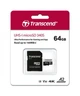 Карта памяти microSD 64Gb Transcend 340S class 10 UHS-I U3 V30 A2 + SD адаптер (TS64GUSD340S) - изображение 3