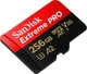 Карта памяти microSD 256Gb SanDisk Extreme PRO Class 10 UHS-I U3 V30 A2 + SD адаптер (SDSQXCD-256G-GN6MA) - изображение 3