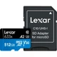 Карта памяти microSD 512Gb Lexar High Performance 633x UHS-I U3 V30 A1 Class 10 + SD адаптер (LSDMI512BB633A) - изображение 1