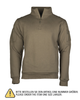 Реглан тактичний на блискавці TACTICAL SWEAT-SHIRT WITH ZIPPER M RANGER GREEN - зображення 5