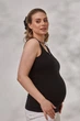 Майка для вагітних та годуючих мам Ezra XL Юла Мама Чорний - зображення 5