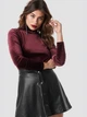 Топ женский NA-KD 1018-001738-0230 S Бордовый (7325941187331) - изображение 1