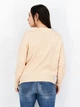 Пуловер женский NA-KD 1018-004222-1138 S Персиковый (7325942180416) - изображение 2