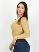 Кардиган женский NA-KD 1100-004911-0140 2XS Бежевый (7325944171047) - изображение 3