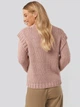 Свитер вязаный женский NA-KD 1018-003812-0233 XXS/XS Пудровый (7325942116613) - изображение 2