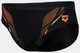 Плавки-сліпи для хлопців Arena SWIM BRIEFS GRAPHIC чорний, помаранчевий Діти 116 см - зображення 2