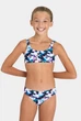 Купальник для девочек Arena TIE AND DYE BIKINI TOP белый, синий, мультиколор Дети 128 см 006206-500 - изображение 3
