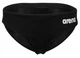 Плавки слипы для парней Arena TEAM SWIM BRIEFS SOLID черный, белый Дети 128см - изображение 1