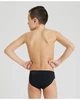 Плавки слипы для парней Arena TEAM SWIM BRIEFS SOLID черный, белый Дети 128см - изображение 4