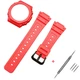 Ремешок + безель (рант) для Casio G-Shock GA-2100 Red BK - изображение 1
