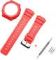 Ремешок + безель (рант) для Casio G-Shock GA-2100 Red SI - изображение 1