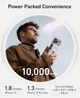 Швидкісна магнітна батарея з підставкою і дисплеєм Anker MagGo Qi2 15W Ultra-Fast MagSafe Powerbank, 10 000mAh для iPhone 17/17 Pro/17 Pro Max, iPhone 16/15/14/13/12 Series - White (A1654W) - зображення 4