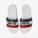 Мужские шлепанцы Levi's Slide Sandals Color: White (381040085) US11.5 EU45 29.5CM - изображение 4