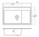 Кухонна мийка Platinum 7950 AZURIT (SP000040283) - зображення 8