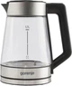 Електрочайник Gorenje 1.7л, 2,200 Вт, скло, нерж - изображение 1