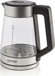 Електрочайник Gorenje 1.7л, 2,200 Вт, скло, нерж - изображение 3