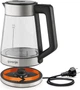 Електрочайник Gorenje 1.7л, 2,200 Вт, скло, нерж - изображение 5