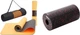 Набор спортивный коврик Cornix TPE 183 x 61 x 0.6 см для йоги и фитнеса XR-0001 Orange/Black + Массажный ролик Cornix XR-0132 EPP 30 х 15 см Черный/Красный - изображение 1