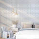 Панель Sticker Wall стеновая 700х700х4мм Белая кирпичная с серебром SW-00001502 - изображение 5