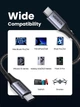 Кабель зарядный UGREEN USB C to USB C 240W Fast Charge Cable 2 м Black/Gray (US535) - изображение 4