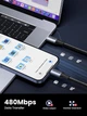 Кабель зарядный UGREEN USB C to USB C 240W Fast Charge Cable 2 м Black/Gray (US535) - изображение 6