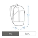 Рюкзак QUECHUA Arpenaz NH100 на 10 л для туризму чорний - зображення 3