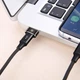 Адаптер переходник BASEUS USB to Type-C 2.4A Black (CAAOTG-A01) - изображение 8