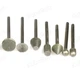 Набір алмазних насадок - 50 шт (фрези, шарошки) для Dremel / гравера - Ø3.17 mm - 120 Grit - зображення 6