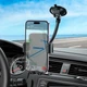 Автодержатель на стекло Hoco H38 4.5-7 дюймов Черный - изображение 6