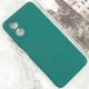 Чохол Fiji Style для Oppo A18 (CPH2591) силікон бампер із захистом блоку камер темно-зелений - зображення 2